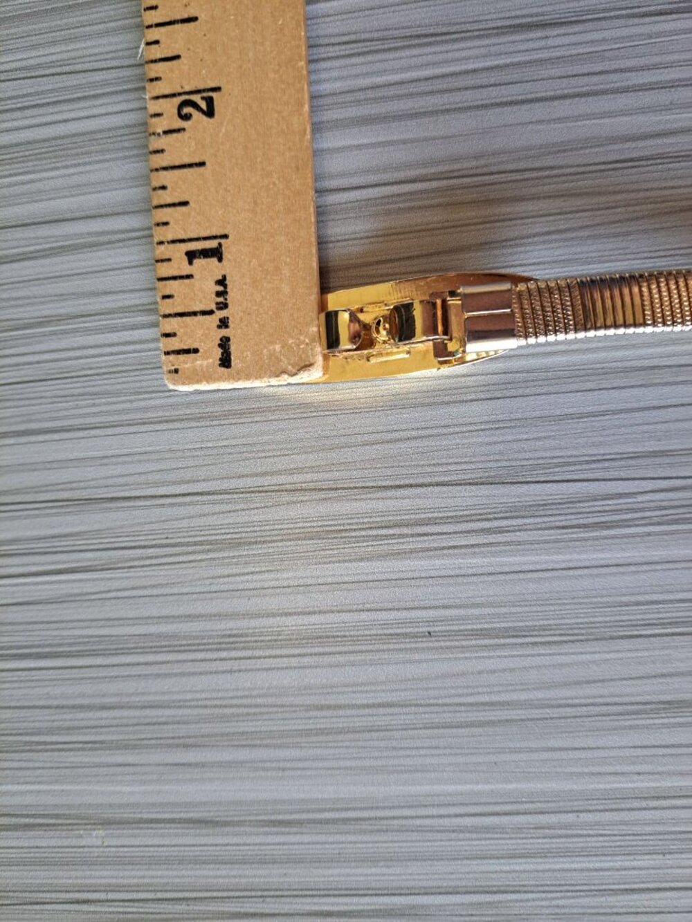 Vtg 80's Snake Belt Metal Stretchy Belt Gold 2 Tone Women's Adjustable - Picture 8 of 9